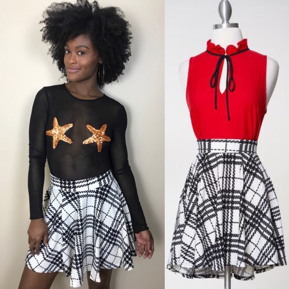 Blair House Boutique Dresses & Skirts - ‼️Last One-Size Small‼️ Malorie Skater Skirt Plaid